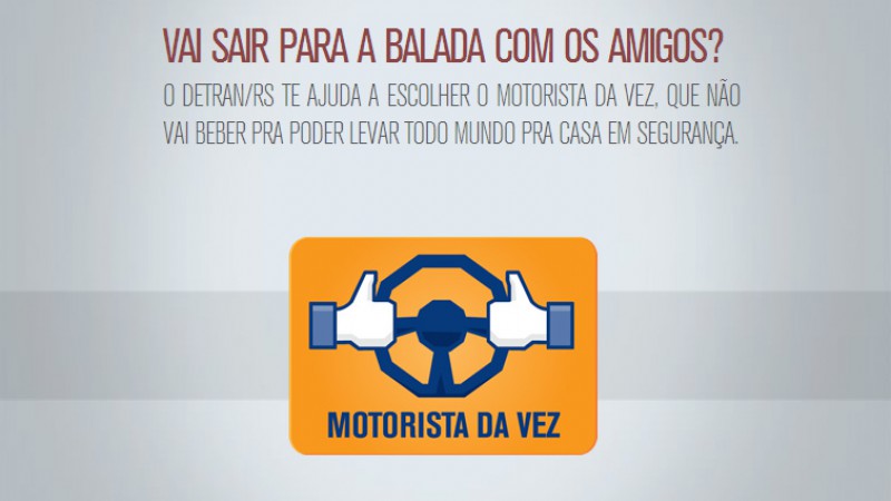 Aplicativo do Detran/RS seleciona o Motorista da Vez